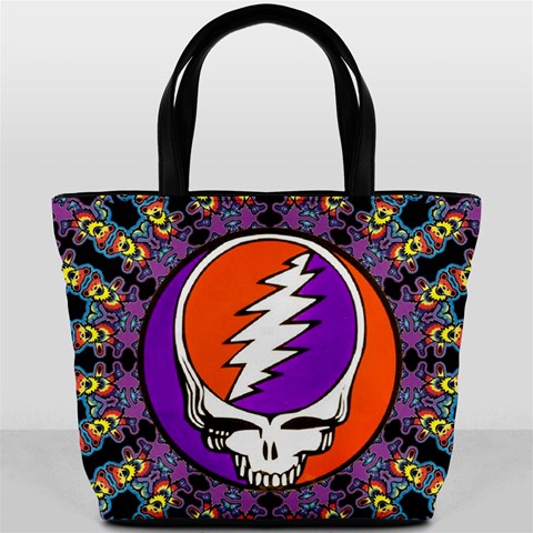 Gratefuldead Grateful Dead Pattern Bucket Bag from ArtsNow.com Front