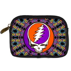 Gratefuldead Grateful Dead Pattern Digital Camera Leather Case from ArtsNow.com Front