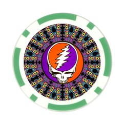Gratefuldead Grateful Dead Pattern Poker Chip Card Guard (10 pack) from ArtsNow.com Front
