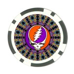 Gratefuldead Grateful Dead Pattern Poker Chip Card Guard (10 pack)