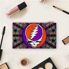 Gratefuldead Grateful Dead Pattern Cosmetic Bag (Small) from ArtsNow.com Back