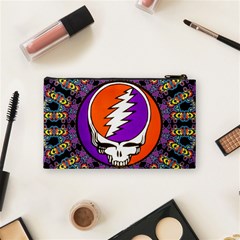 Gratefuldead Grateful Dead Pattern Cosmetic Bag (Small) from ArtsNow.com Back