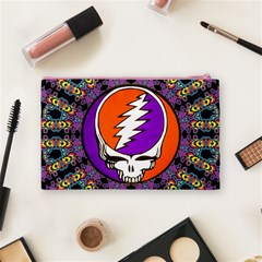 Gratefuldead Grateful Dead Pattern Cosmetic Bag (Medium) from ArtsNow.com Back