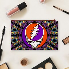 Gratefuldead Grateful Dead Pattern Cosmetic Bag (Medium) from ArtsNow.com Back