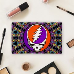 Gratefuldead Grateful Dead Pattern Cosmetic Bag (Medium) from ArtsNow.com Back