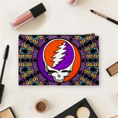 Gratefuldead Grateful Dead Pattern Cosmetic Bag (Medium) from ArtsNow.com Back