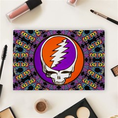 Gratefuldead Grateful Dead Pattern Cosmetic Bag (Large) from ArtsNow.com Back