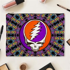 Gratefuldead Grateful Dead Pattern Cosmetic Bag (XL) from ArtsNow.com Front