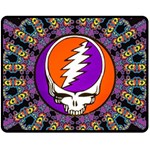 Gratefuldead Grateful Dead Pattern Fleece Blanket (Medium)