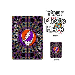 Gratefuldead Grateful Dead Pattern Playing Cards 54 Designs (Mini) from ArtsNow.com Front - Joker1