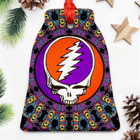 Gratefuldead Grateful Dead Pattern Ornament (Bell) from ArtsNow.com Front