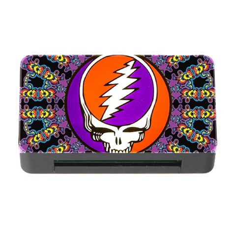 Gratefuldead Grateful Dead Pattern Memory Card Reader with CF from ArtsNow.com Front