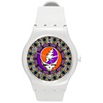 Gratefuldead Grateful Dead Pattern Round Plastic Sport Watch (M)