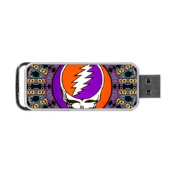 Gratefuldead Grateful Dead Pattern Portable USB Flash (Two Sides) from ArtsNow.com Back