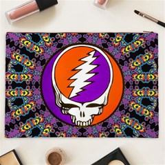 Gratefuldead Grateful Dead Pattern Cosmetic Bag (XXL) from ArtsNow.com Back