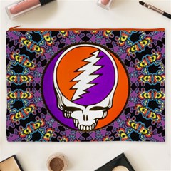 Gratefuldead Grateful Dead Pattern Cosmetic Bag (XXXL) from ArtsNow.com Front