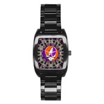 Gratefuldead Grateful Dead Pattern Stainless Steel Barrel Watch