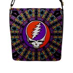 Gratefuldead Grateful Dead Pattern Flap Closure Messenger Bag (L)