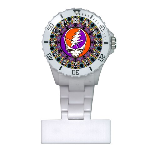 Gratefuldead Grateful Dead Pattern Plastic Nurses Watch from ArtsNow.com Front