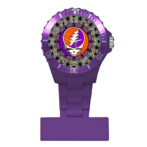Gratefuldead Grateful Dead Pattern Plastic Nurses Watch from ArtsNow.com Front