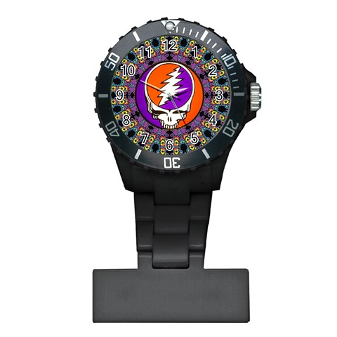 Gratefuldead Grateful Dead Pattern Plastic Nurses Watch from ArtsNow.com Front