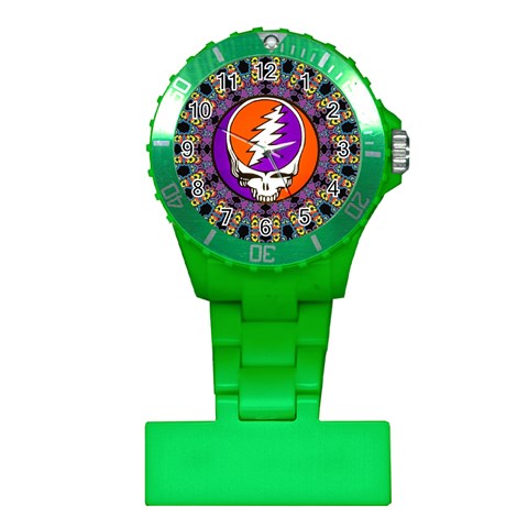 Gratefuldead Grateful Dead Pattern Plastic Nurses Watch from ArtsNow.com Front