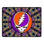 Gratefuldead Grateful Dead Pattern Two Sides Fleece Blanket (Small)