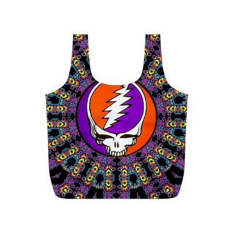 Gratefuldead Grateful Dead Pattern Full Print Recycle Bag (S) from ArtsNow.com Front