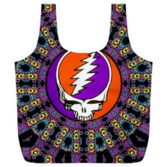Gratefuldead Grateful Dead Pattern Full Print Recycle Bag (XL) from ArtsNow.com Back