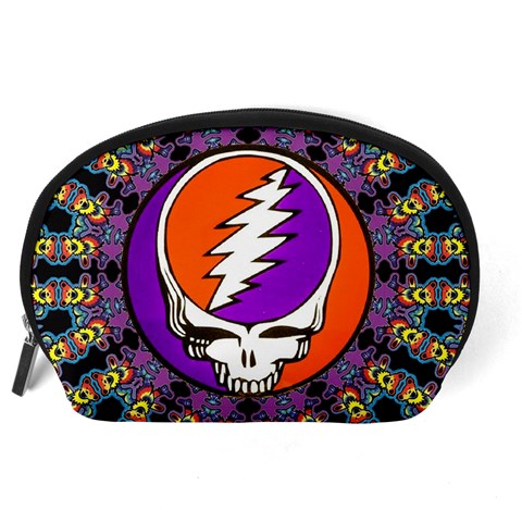 Gratefuldead Grateful Dead Pattern Accessory Pouch (Large) from ArtsNow.com Back