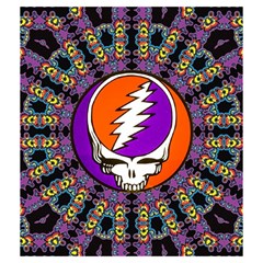 Gratefuldead Grateful Dead Pattern Drawstring Pouch (Medium) from ArtsNow.com Back