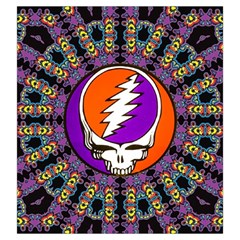 Gratefuldead Grateful Dead Pattern Drawstring Pouch (Large) from ArtsNow.com Back