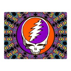Gratefuldead Grateful Dead Pattern Two Sides Premium Plush Fleece Blanket (Mini) from ArtsNow.com 35 x27  Blanket Front