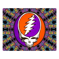 Gratefuldead Grateful Dead Pattern Two Sides Premium Plush Fleece Blanket (Large) from ArtsNow.com Blanket Back