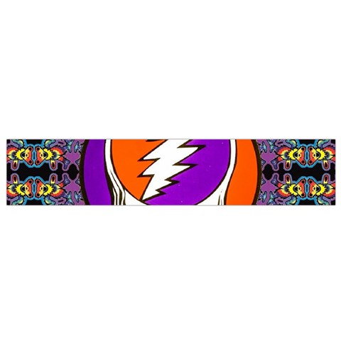 Gratefuldead Grateful Dead Pattern Small Premium Plush Fleece Scarf from ArtsNow.com Front