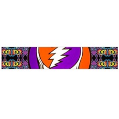 Gratefuldead Grateful Dead Pattern Large Premium Plush Fleece Scarf  from ArtsNow.com Back
