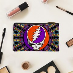 Gratefuldead Grateful Dead Pattern Cosmetic Bag (XS) from ArtsNow.com Back