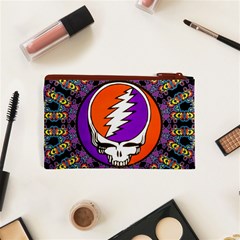 Gratefuldead Grateful Dead Pattern Cosmetic Bag (XS) from ArtsNow.com Back