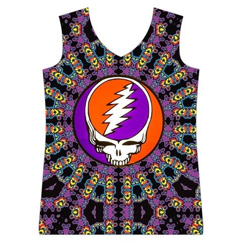 Gratefuldead Grateful Dead Pattern Women s Basketball Tank Top from ArtsNow.com Front