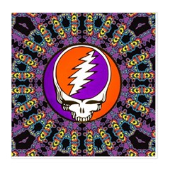 Gratefuldead Grateful Dead Pattern Duvet Cover Double Side (Queen Size) from ArtsNow.com Front
