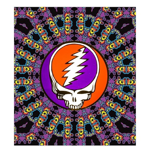 Gratefuldead Grateful Dead Pattern Duvet Cover Double Side (King Size) from ArtsNow.com Front