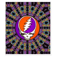 Gratefuldead Grateful Dead Pattern Duvet Cover Double Side (California King Size) from ArtsNow.com Back