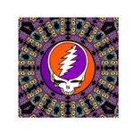 Gratefuldead Grateful Dead Pattern Square Satin Scarf (30  x 30 )