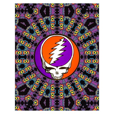 Gratefuldead Grateful Dead Pattern Toiletries Pouch from ArtsNow.com Back