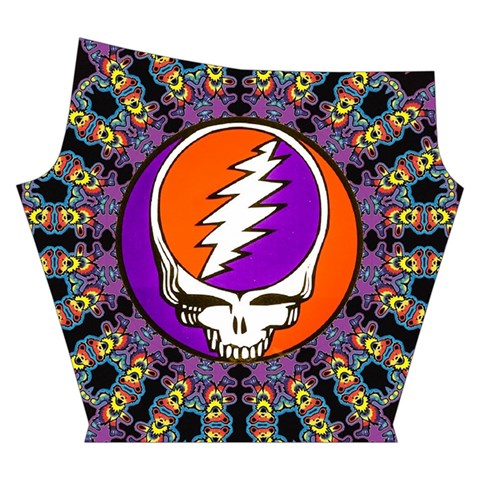 Gratefuldead Grateful Dead Pattern Yoga Cropped Leggings from ArtsNow.com Right