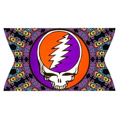 Gratefuldead Grateful Dead Pattern Yoga Cropped Leggings from ArtsNow.com Waistband Front