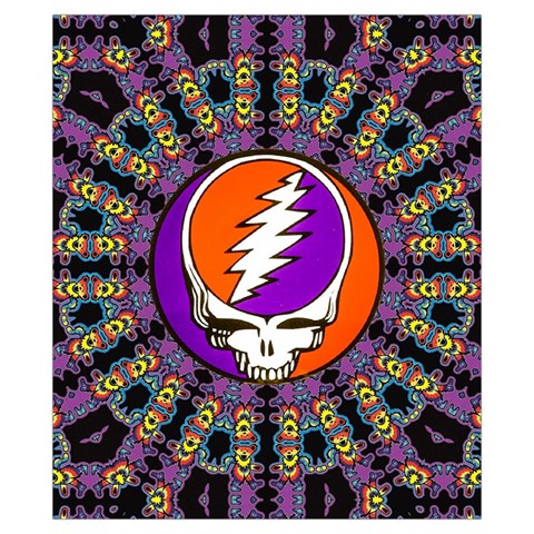 Gratefuldead Grateful Dead Pattern Drawstring Pouch (XS) from ArtsNow.com Front