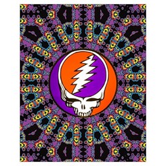 Gratefuldead Grateful Dead Pattern Drawstring Pouch (XL) from ArtsNow.com Back