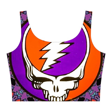 Gratefuldead Grateful Dead Pattern Midi Sleeveless Dress from ArtsNow.com Top Back