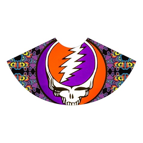 Gratefuldead Grateful Dead Pattern Midi Sleeveless Dress from ArtsNow.com Skirt Front
